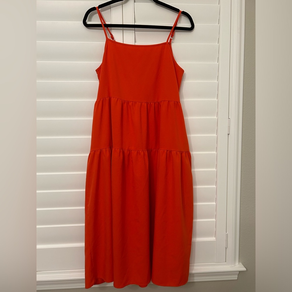 Neon Orange Dress